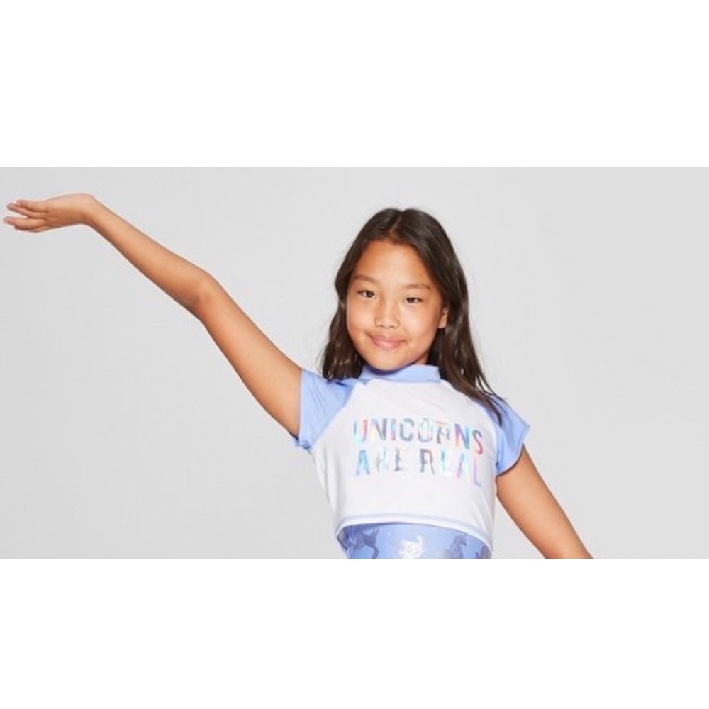 Cat & Jack Cropped Rash Guard
